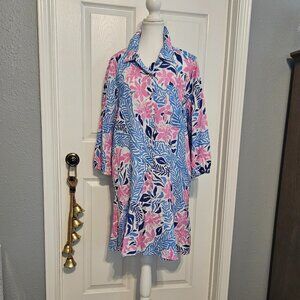 Charter Club Luxury Linen Flounce Dress XL